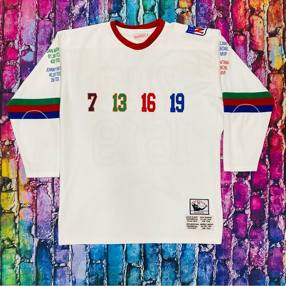 Mitchell N Ness Quarterbacks Of The Century Limited Edition Football Jersey 4XL - Picture 2 of 14